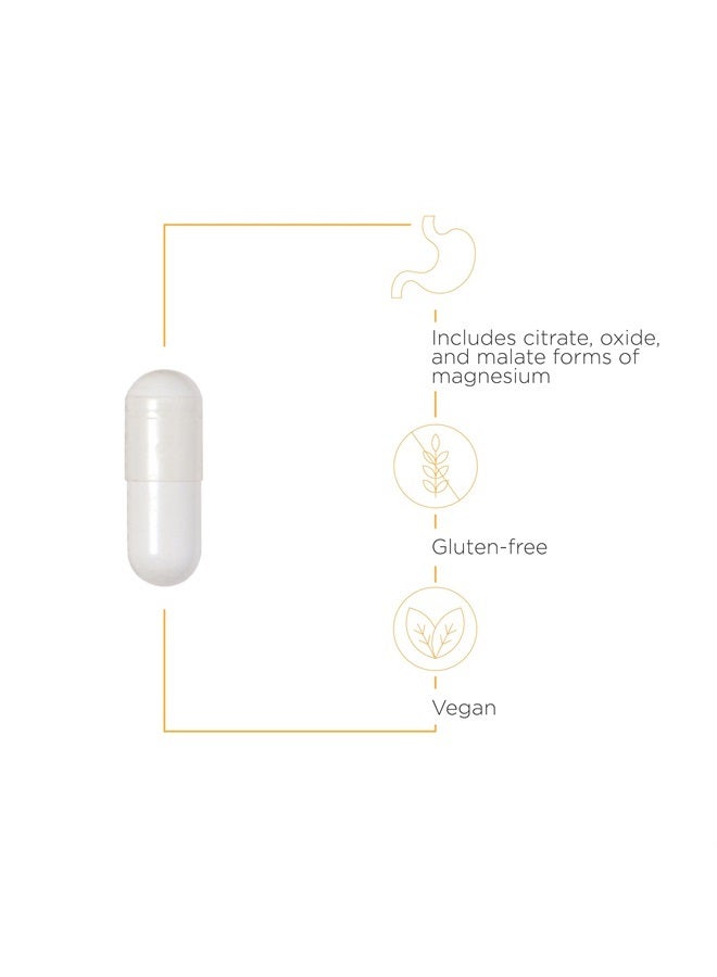 Integrative Therapeutics Tri-Magnesium - Supports Healthy Bones & Teeth* - Supports Cardiovascular & Neurological Function* - Promotes Calm* - 90 Capsules - Image 3