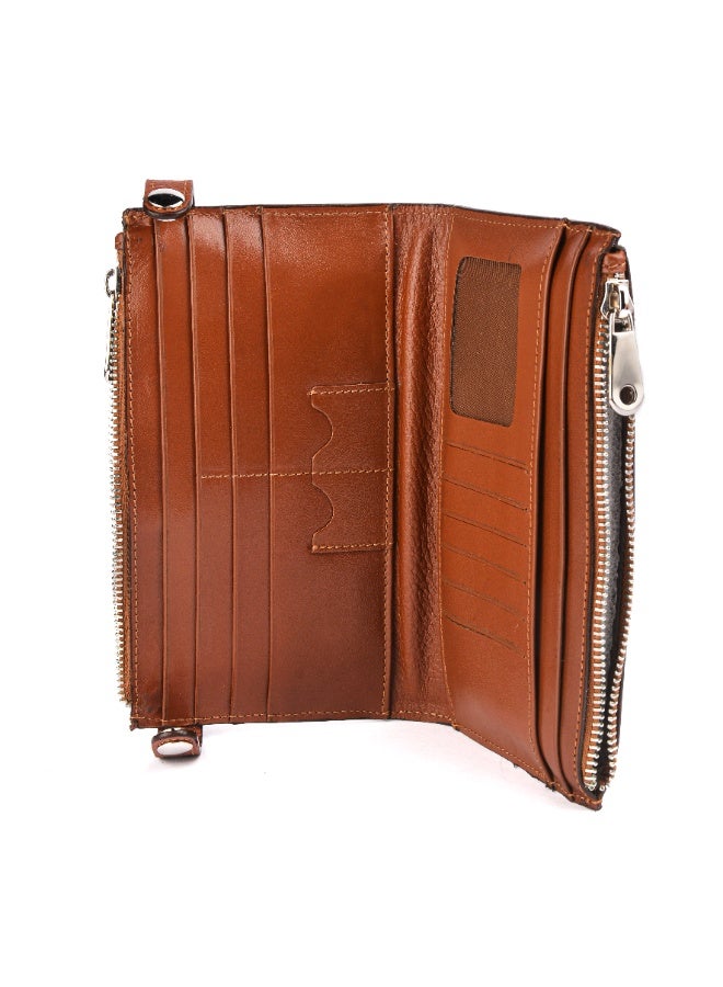 Seven K Women wallet with 2 pockets for Money & 2 zip pocket - Image 2