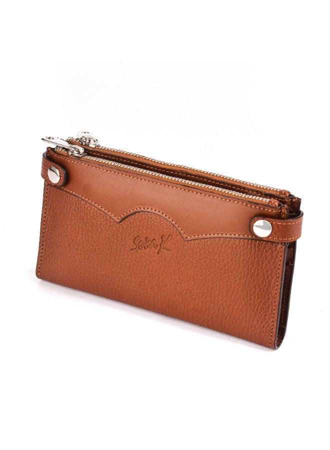 Seven K Women wallet with 2 pockets for Money & 2 zip pocket - Image 1