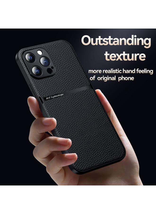 Zaboon Case For iPhone 12 Pro Litchi Leather Magnetic Full Coverage Shockproof Phone Case - Image 3