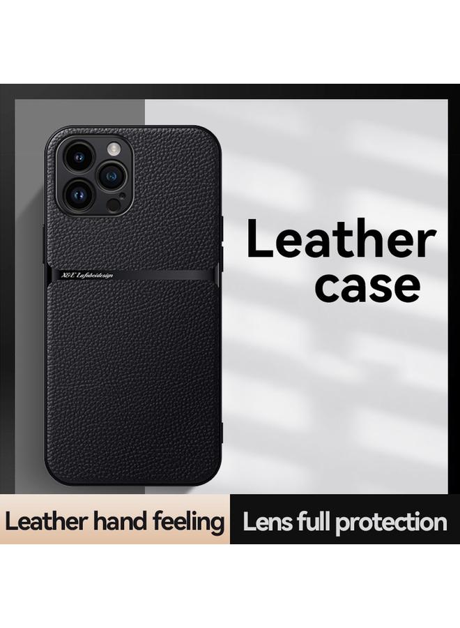 Zaboon Case For iPhone 12 Pro Litchi Leather Magnetic Full Coverage Shockproof Phone Case - Image 2
