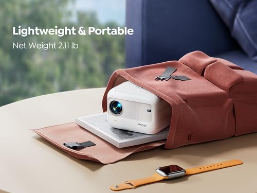 Yaber [Electric Focus]Mini Projector with 5G WiFi and Bluetooth 5.2,YABER 1080P Outdoor Projector Support ±40° Keystone Correction,Portable Projector for Phone/ TV Stick/Laptop/PS5 - Image 2