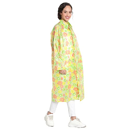 Zacharias Women's PVC Waterproof Printed Raincoat (Large) - Image 5