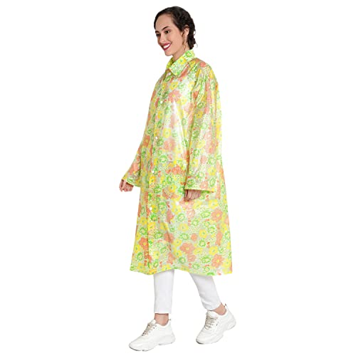 Zacharias Women's PVC Waterproof Printed Raincoat (Large) - Image 4
