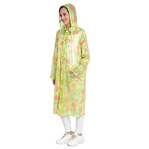 Zacharias Women's PVC Waterproof Printed Raincoat (Large) - Image 3