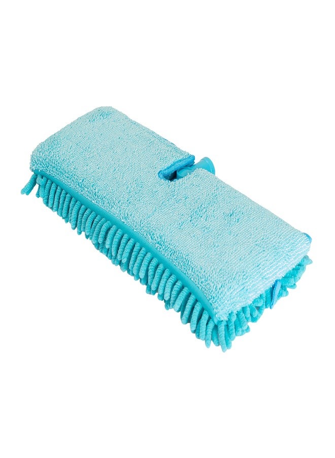 Fuller Brush Dynamic Duo Micro Mop Replacement Head - 2-in-1 Chenille & Terry Cloth - Dual-Sided Dry & Wet Floor Mop Head (Frame Included, Handle NOT Included) - Image 2
