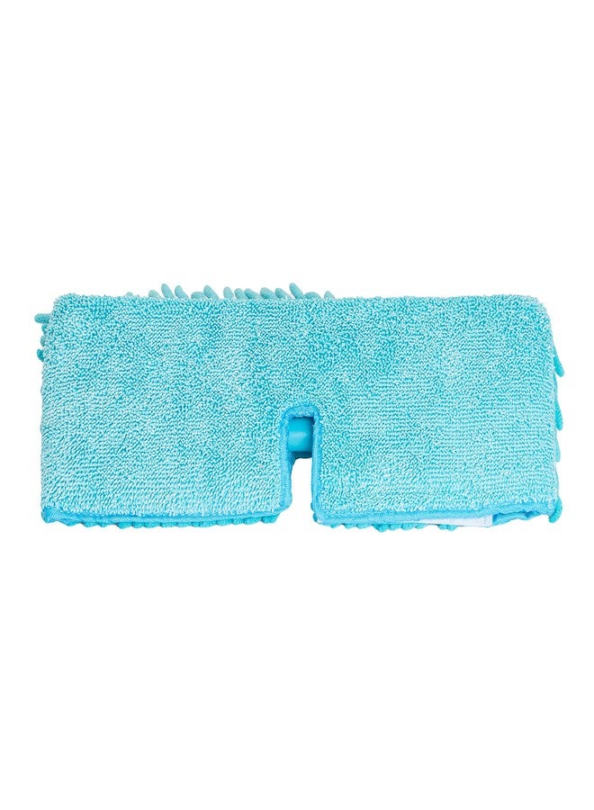 Fuller Brush Dynamic Duo Micro Mop Replacement Head - 2-in-1 Chenille & Terry Cloth - Dual-Sided Dry & Wet Floor Mop Head (Frame Included, Handle NOT Included) - Image 3