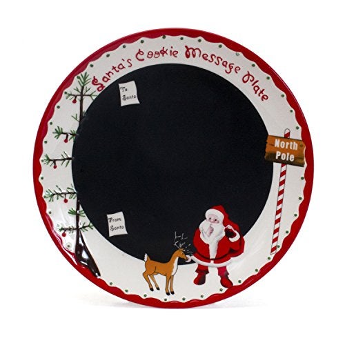 Child to Cherish Santa's Message Plate Set, Santa Cookie Plate, Santa Milk jar, and Reindeer Treat Bowl - Image 4