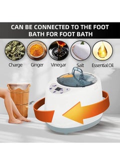 Arabest Portable Steam Sauna, Full Size Personal Home Spa with Remote Control, Steamer, Foldable Chair, Portable Sauna for Home  - Image 4