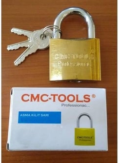 CMC Padlock Yellow 3 Keys 38 mm  - Image 2