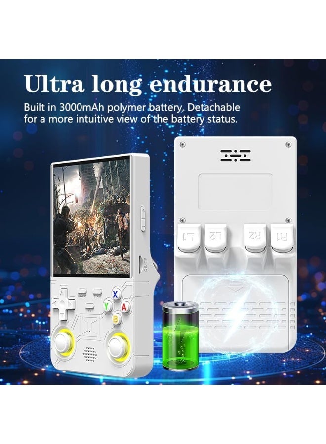 BlueFire R36 Ultra Handheld Game Console 🎮 | 4-Inch HD IPS Screen Portable Retro Video Game Console with OCA Full Lamination | Built-in 64GB Card & 20,000+ Classic Games | Linux System with WiFi & Bluetooth | RK3326 Cortex-A35 High-Speed Processor | 3000mAh Long Battery Life | Pocket Gaming Station for Kids & Adults – Travel & Gift Choice - Image 4