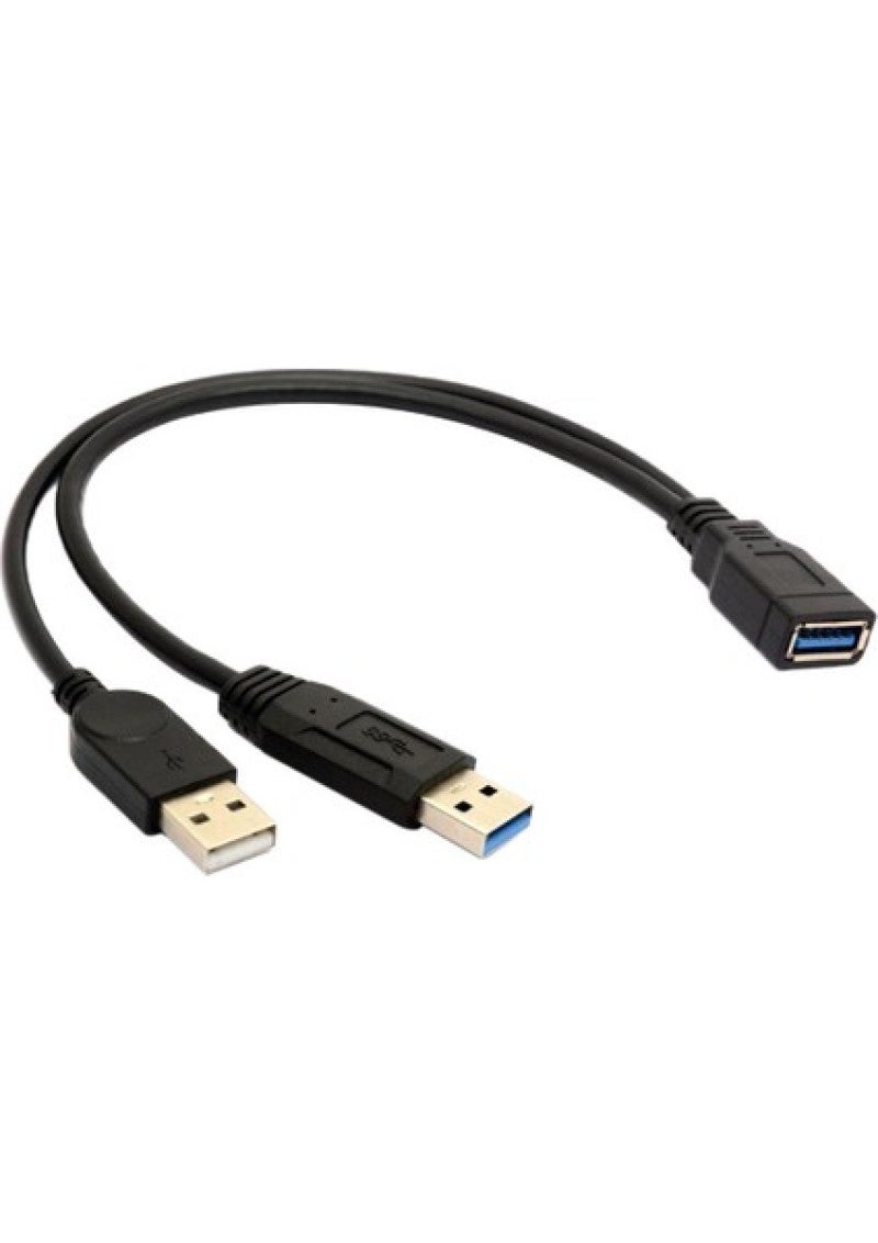 مُقسم تحويل كابل USB 3.0 عالي السرعة - بنية نحاسية ومغلف مطاطي لنقل البيانات الداخلي والخارجي - Image 2