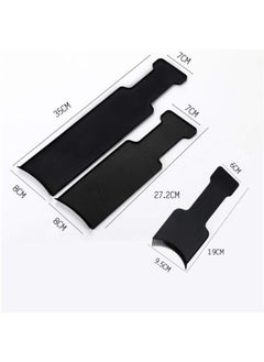 BinaryABC Flat Top Balayage Board Comb Paddle Board Comb Hair Highlighting Board Hair Colour Board,3Pcs (Black)  - Image 2