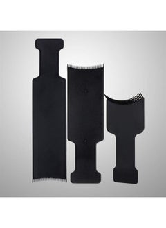 BinaryABC Flat Top Balayage Board Comb Paddle Board Comb Hair Highlighting Board Hair Colour Board,3Pcs (Black)  - Image 5