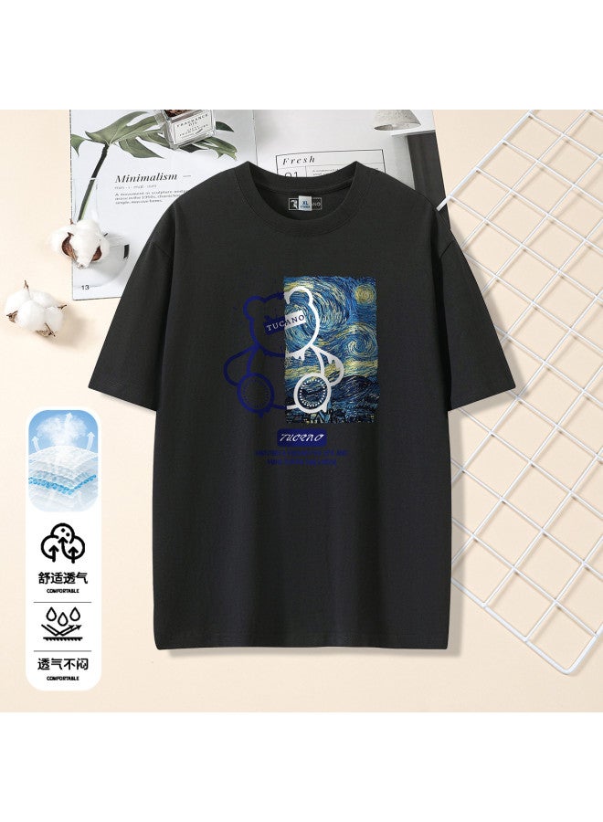 Tucano men's Summer Round Neck Short Sleeve T-shirt - Breathable Knitted Casual Sports Top For Men - Image 2