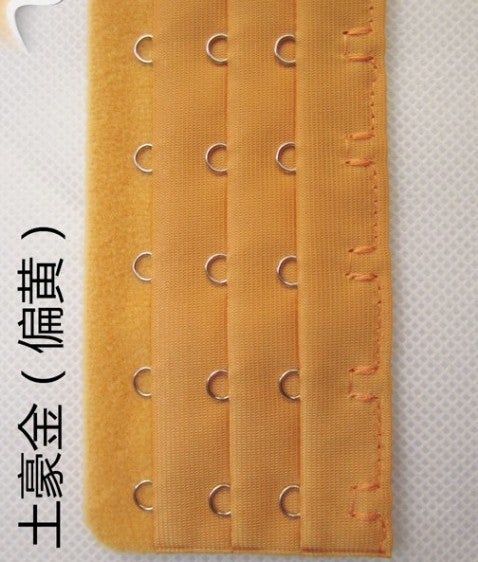 Generic Underwear extension buckle three rows of five buttons/5 rows of 9.5cm bra extension back buckle buckle many colors without packaging Tuhaojin 