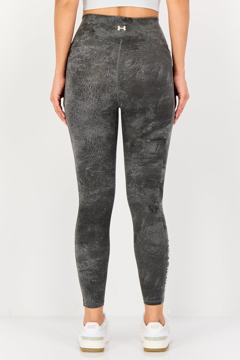 UNDER ARMOUR Women Fitted Training Leggings, Multicolor - Image 3