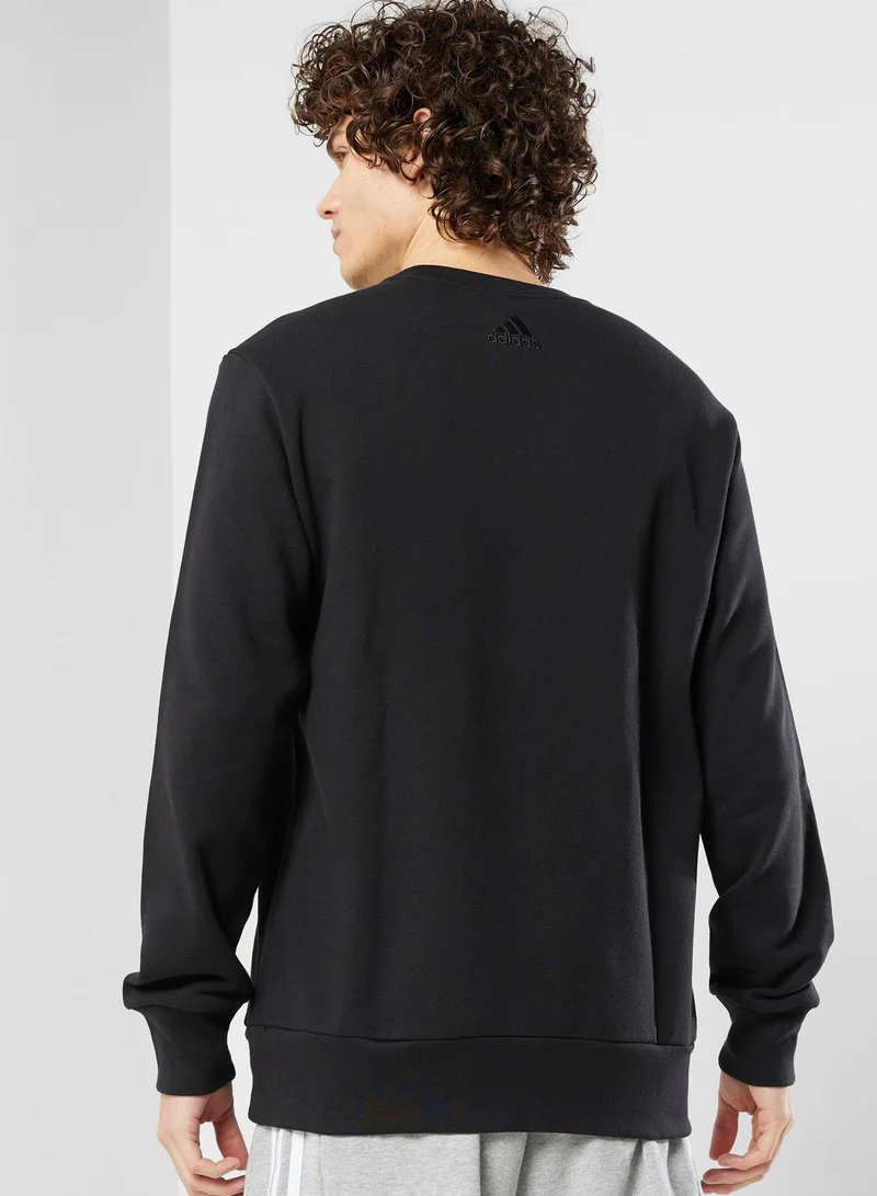 Adidas Essential French Terry Big Logo Sweatshirt
