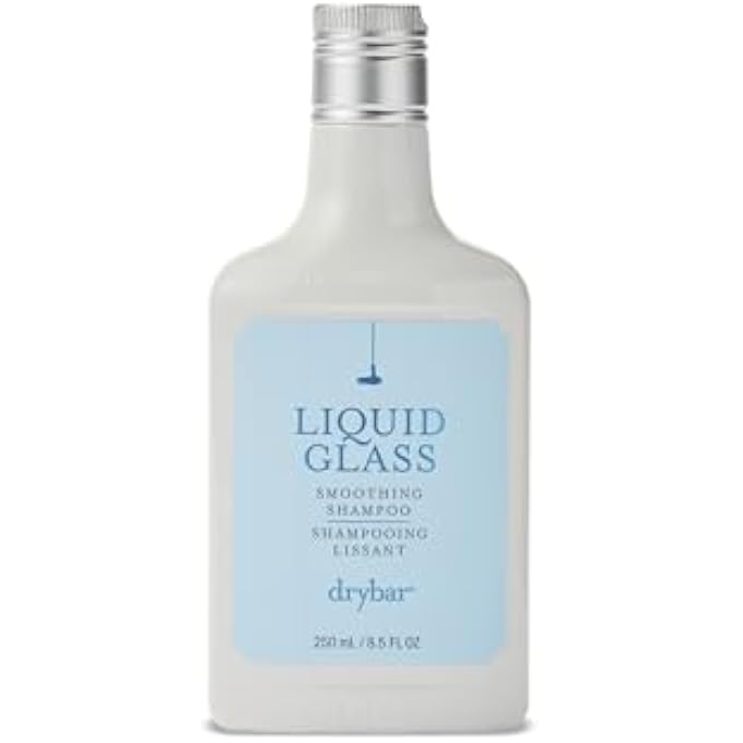 Drybar Liquid Glass Smoothing Shampoo | Cleanses Hair, Reduces Frizz, Adds Smooth & Shiny Finish, Lightweight Formula for all Hair Types, Vegan & Cruelty Free