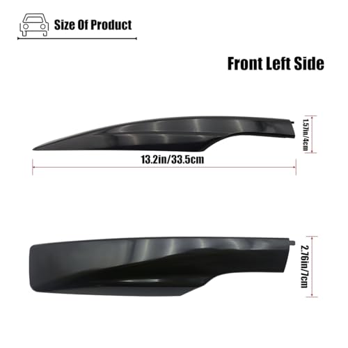 LXROAR01 4PCS Roof Rack End Cap Compatible with Toyota RAV4 2006 to 2012 Year, Roof Rack Rail Cover Shell - Image 2