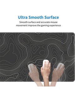 joyzzz Large Waterproof Anti-Slip Rubber Gaming Mouse Pad Suitable for Gaming, Office  - Image 3