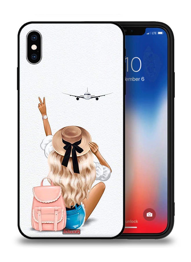 Tolwak Apple iPhone XS Max Protective Case Girl Love Travel  - Image 1