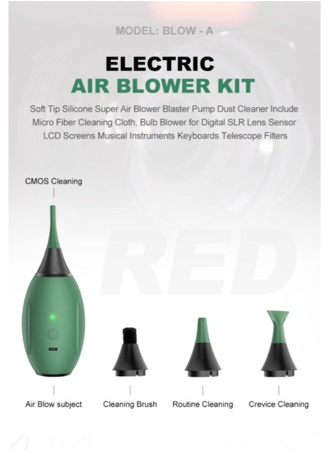LENSGO - LENSGO Camera Electronic Air Blower Blower A (green) - Image 1