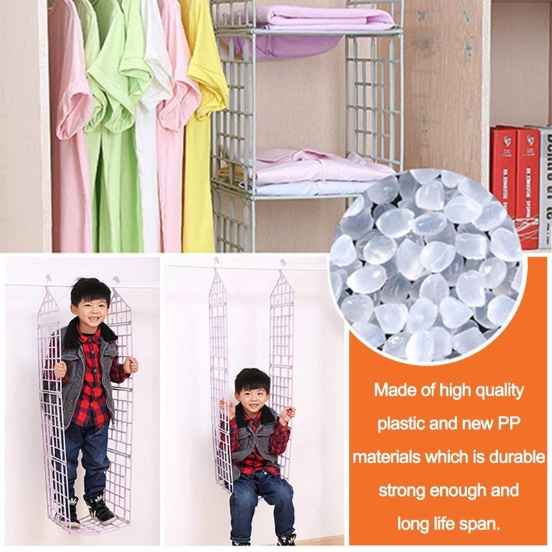 Wincy Wincy 5 Layer Folding Clothes Storage Racks Dormitory Closet for Students Wardrobe Shelves Underwear Socks Scarf tShirt etc Hanging Organizer Storage Holders Racks - Image 5