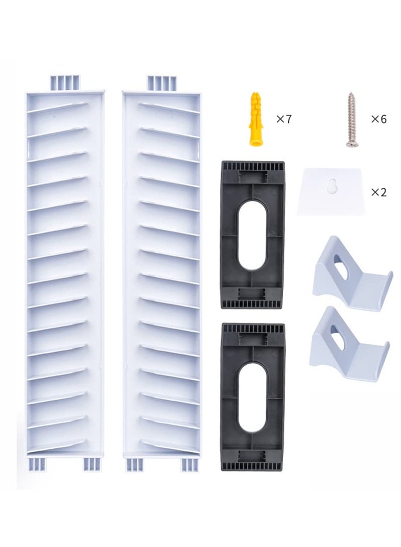 SYOSI Video Game Disc Gamepad Headset Storage Shelf for PS5/ PS4/ Xbox One/ Xbox Series X/S Multifunctional Wall Mount Holders Stands Gaming Organizer Accessories [video game] - Image 2