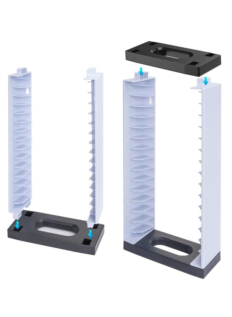 SYOSI Video Game Disc Gamepad Headset Storage Shelf for PS5/ PS4/ Xbox One/ Xbox Series X/S Multifunctional Wall Mount Holders Stands Gaming Organizer Accessories [video game] - Image 4