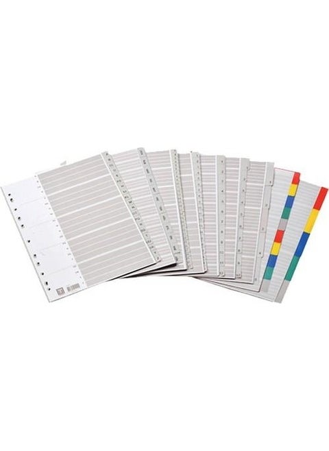 Separator Cardboard with 1-5 Numbers