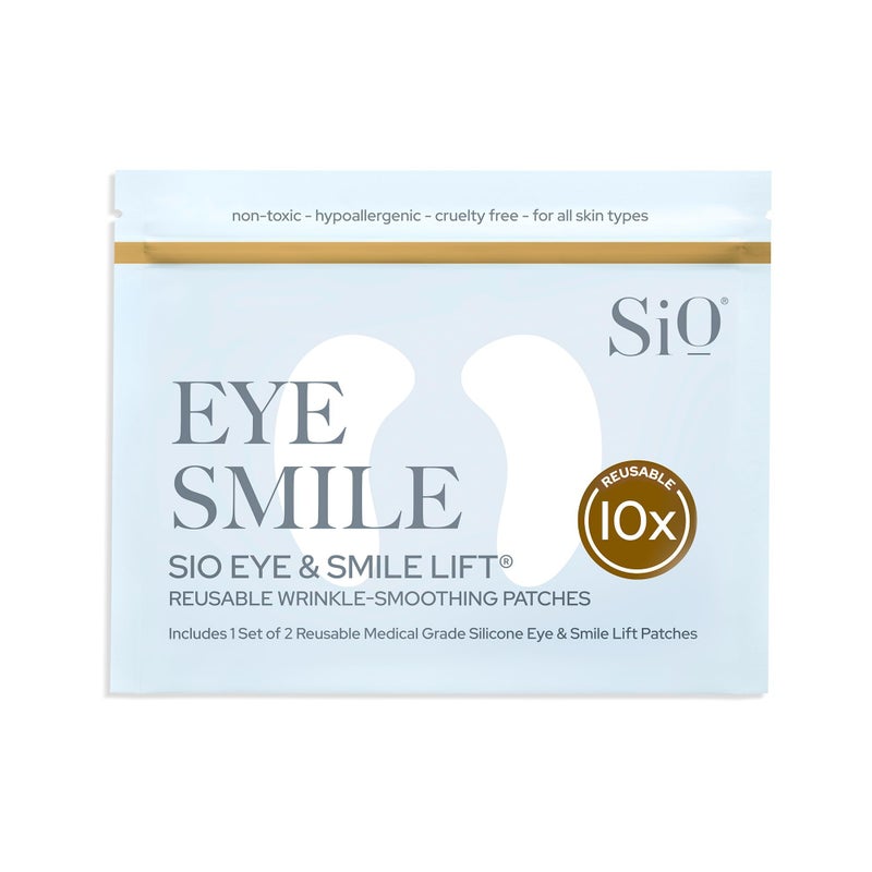 SiO Beauty Eye & Smile Lift - Eye & Smile Anti-Wrinkle Patches 2 Week Supply - Overnight Smoothing Silicone Patches for Wrinkles and Fine Lines - Image 1