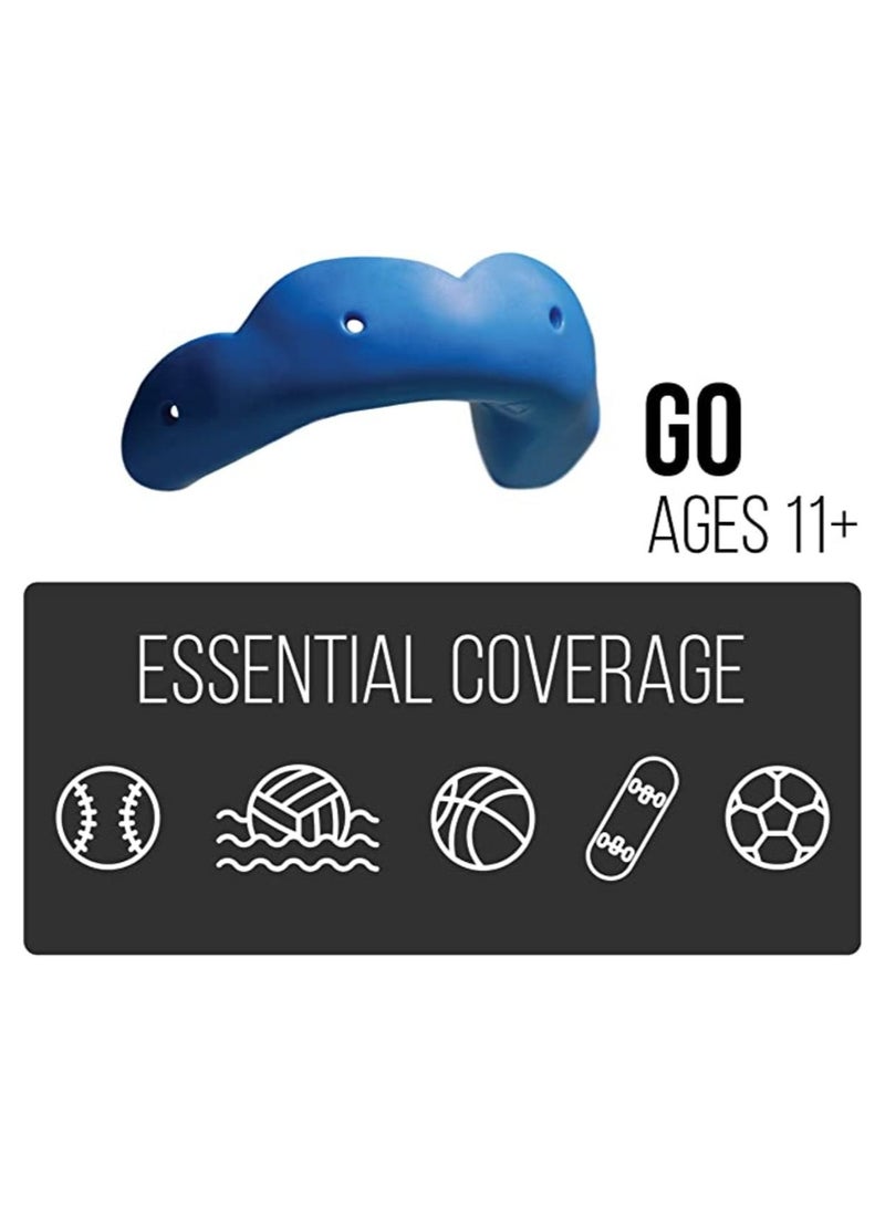 SISU Go Oral Care Mouthguard Black Thermo Polymer 1.6 Mm - Image 2
