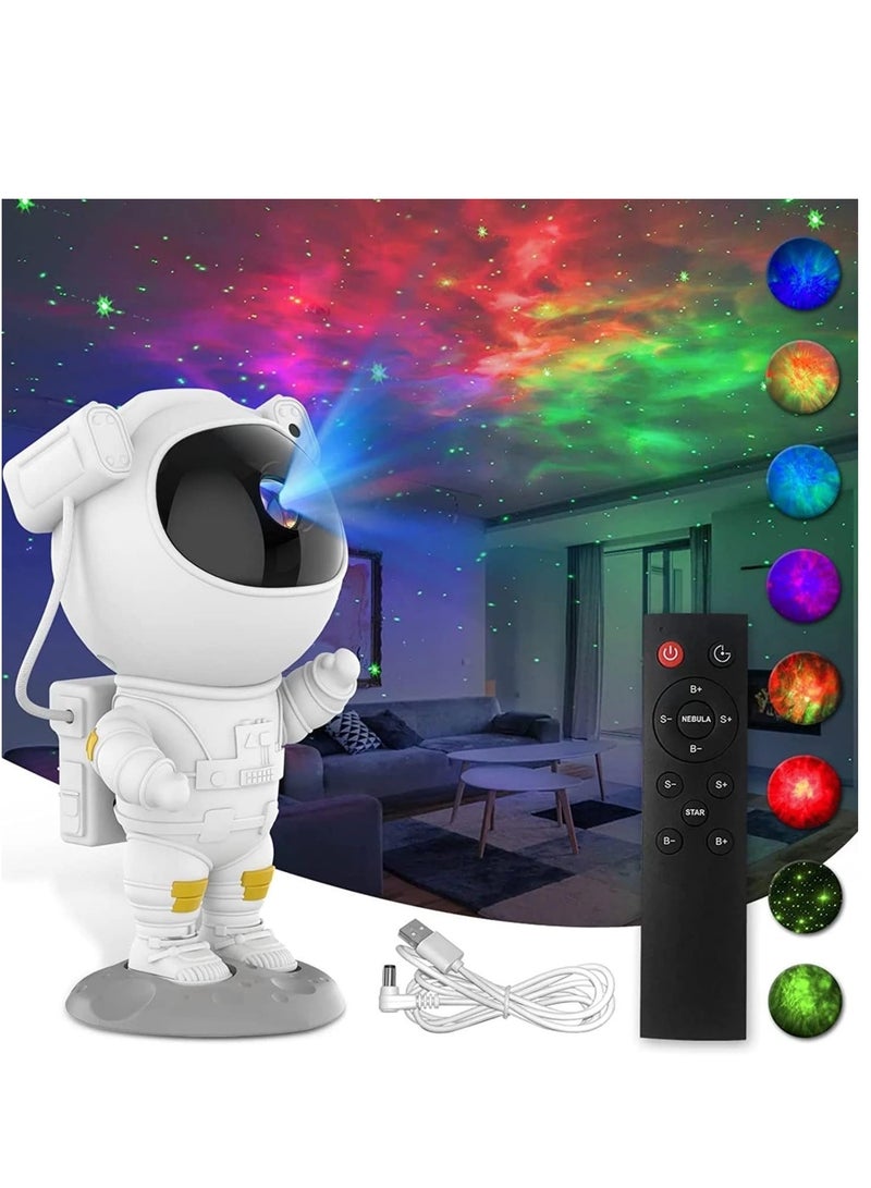 ELTRAZONE Night Lights Star Projector. Astronaut Nebula Galaxy Projector with Timer, Remote Control and 360°Adjustable Design. For Room Decoration Party - Image 1