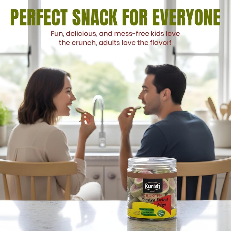 Karish Crunchy Bites Freeze Dried Fig | Dried Fruit | No Added Sugar, Great healthy Snack - Image 4