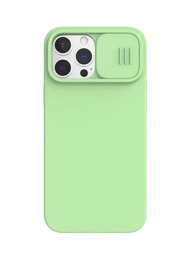Camshield Silky Silicone Case For Apple Iphone 13 Pro Max Mint Green