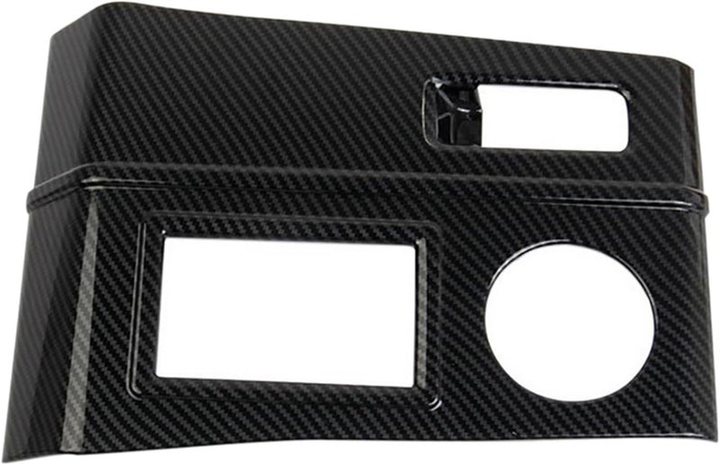 QASULER Carbon Fiber Gear Shift Panel Trim for Mitsubishi Outlander 2022 - Image 2