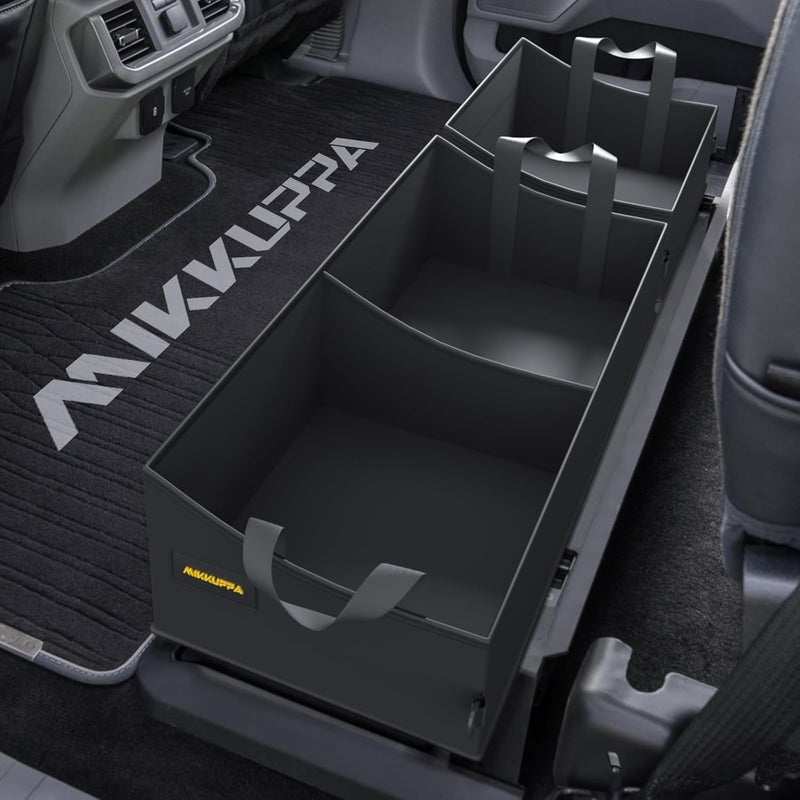 MIKKUPPA Truck Under Seat Storage - Replacement for 2015-2024 Ford F150 F250 F350, 3 Compartments Truck Tool Box Organizer Underseat Storage Bag - Image 1