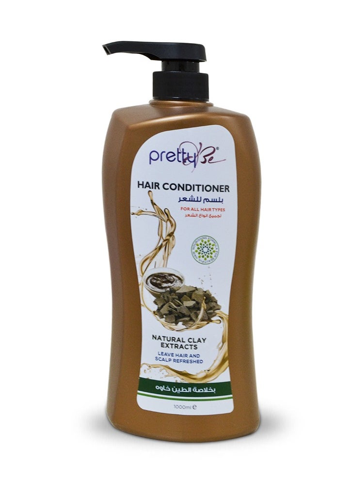 Pretty Be Natural Clay Extracts Hair Conditioner 1000ml  - Image 1