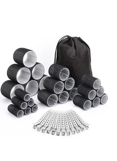 Selizo Hair Curlers 36 Pcs Set with 24Pcs Hair Curlers 4 Sizes and 12 Pcs Hair Clips for Long Medium Short Thick Hair, Black - pzsku/Z672AD6A665A2E006373FZ/45/_/1732634277/781b095d-8413-47b8-8b61-b13ea659c40a