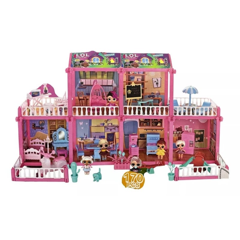 Fashion Doll House 170 Pieces BB040 - Image 2