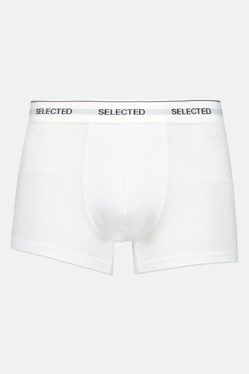 Selected Homme Men 3 Pcs Brand Logo Trunks, Multicolor - Image 5