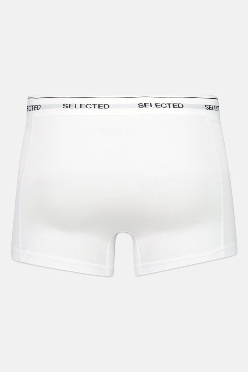 Selected Homme Men 3 Pcs Brand Logo Trunks, Multicolor - Image 2
