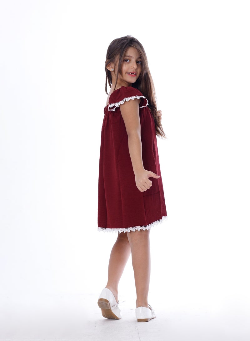 BEBO Girls Dress Red  - Image 2