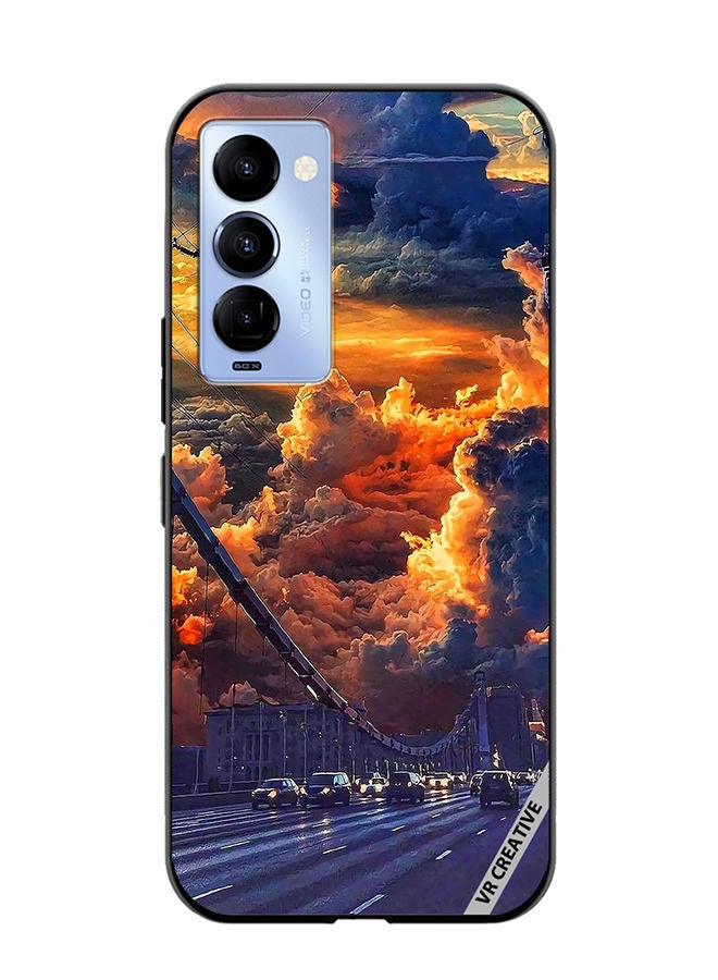 VR CREATIVE Protective Case Cover For Tecno Camon 18/18 P Nature Scenery Design Multicolour - Image 1