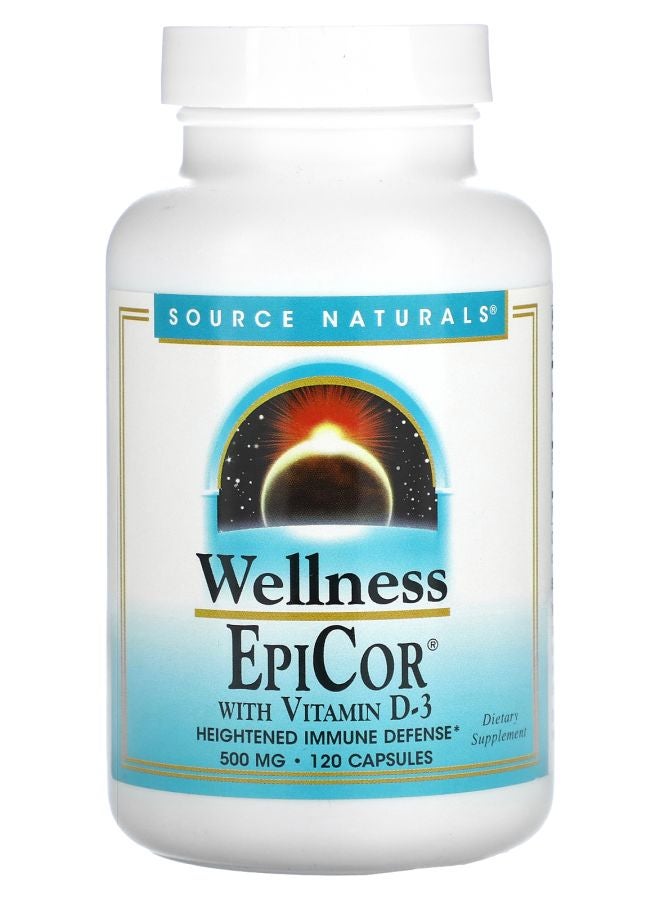 EpiCor With Vitamin D-3 120 Capsules