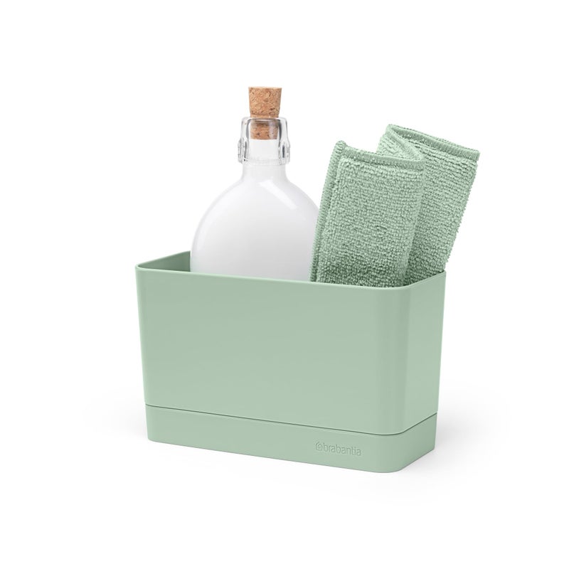 Brabantia Sink Organizer Jade Green NonSlip NonScratch Kitchen Countertop Storage Caddy for Dish Brush Soap Cloths LWH 75 x 33 x 45 - Image 2