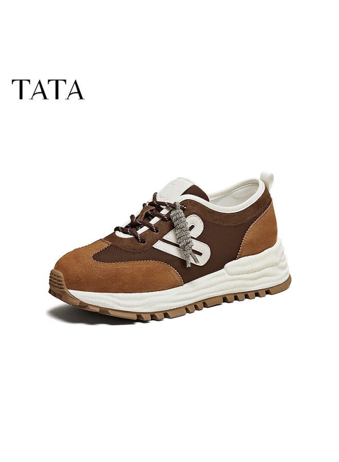 Tata  Spring Mall Edition Women's Casual Sneakers Brown/white Size 37 - Image 2