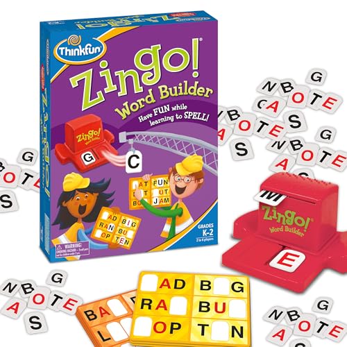 ThinkFun 7706-T Zingo Word Builder Early Reading Game - Award Winning Game for Pre-Readers and Early Readers - Image 1