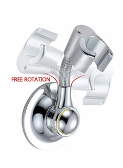 Excefore Shower Head Holder, Suction Cup Handheld Bracket Adjustable Height Shower Holder, Multi-directional Removable Wall Mounted Suction Bracket for Home Bathroom Accessories  - Image 5